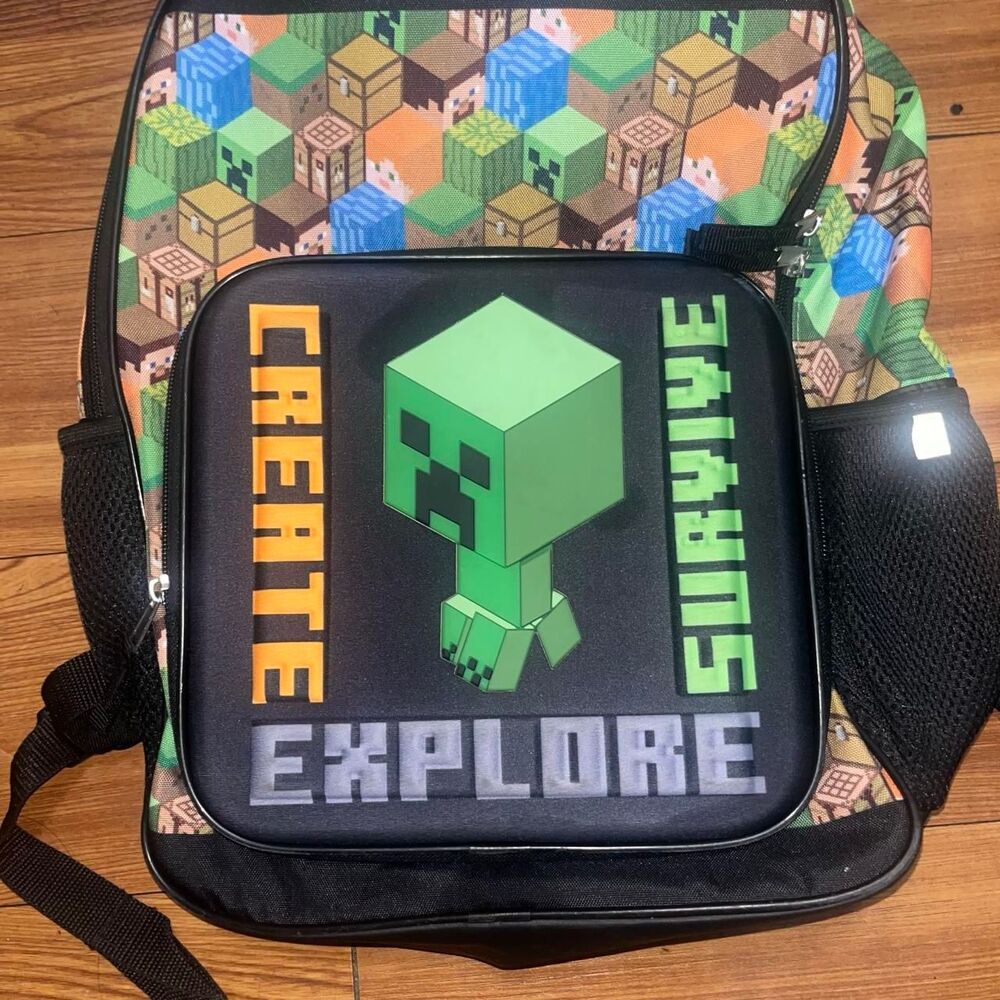 Minecraft School Backpack - Picture 4 of 4